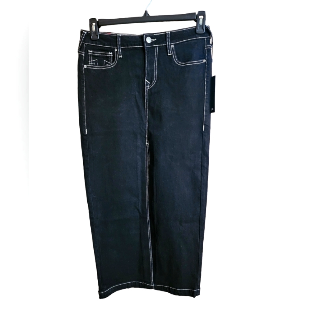 True Religion Demin Skirt Black rinse, size 28